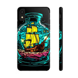 Ship in a Bottle Neon Colors Tough Phone Cases!