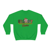 Grammy Claus Unisex Heavy Blend Crewneck Sweatshirt! Winter Vibes!