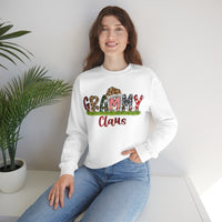 Grammy Claus Unisex Heavy Blend Crewneck Sweatshirt! Winter Vibes!