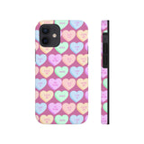 Valentines Day Candy Hearts Tough Phone Cases, Spring Vibes!