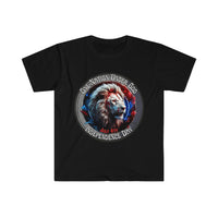 One Nation Under God Lion Independence Day Unisex Graphic Tees!