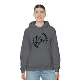 Ho Ho Ho Minimalistic Christmas Unisex Heavy Blend Hooded Sweatshirt! Winter Vibes!