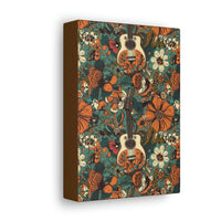 Floral Vintage 70's Inspired Guitar Canvas Gallery Wraps!