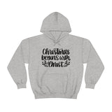 Christmas Begins With Christ Unisex Heavy Blend Hooded Sweatshirt! Winter Vibes!