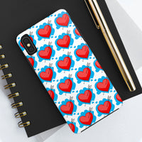 Valentines Day Dainty Heart Tough Phone Cases! Spring Vibes!