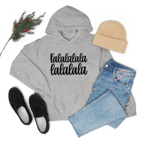 Falalalala lalala Christmas Unisex Heavy Blend Hooded Sweatshirt! Winter Vibes!