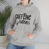 Caffeine Queen Unisex Heavy Blend Hooded Sweatshirt! Sarcastic Vibes!