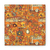 Vintage 70's Inspired Van Life Canvas Gallery Wraps!