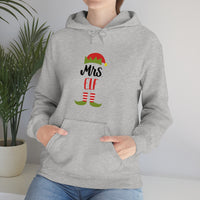 Mrs. Elf Unisex Heavy Blend Hooded Sweatshirt! Winter Vibes!