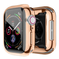 Universal TPU Bumper Case with Screen Protector for Smartwatch - Fits Multiple Sizes & Series