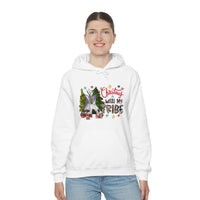 Christmas With My Tribe Holiday Unisex Heavy Blend Hooded Sweatshirt! Winter Vibes!