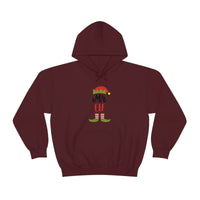 Mr. Elf Unisex Heavy Blend Hooded Sweatshirt! Winter Vibes!