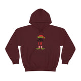 Mr. Elf Unisex Heavy Blend Hooded Sweatshirt! Winter Vibes!