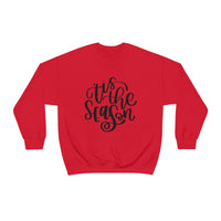 Tis The Season Holiday Unisex Heavy Blend Crewneck Sweatshirt! Winter Vibes!