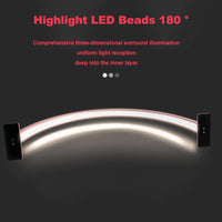 Modern U-Shaped LED Nail Desk Lamp for Salon & Home Use