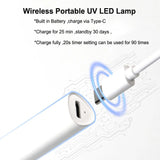 Quick-Dry Portable Nail Dryer: UV LED Mini Lamp Pen with Flashlight