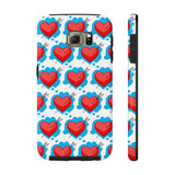 Valentines Day Dainty Heart Tough Phone Cases! Spring Vibes!