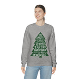 It's What is Around the Tree That Matters Unisex Heavy Blend Crewneck Sweatshirt! Winter Vibes!