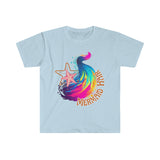 Mermaid Hair Neon Summer Time Unisex Graphic Tees! Summer Vibes!