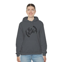 Ho Ho Ho Minimalistic Christmas Unisex Heavy Blend Hooded Sweatshirt! Winter Vibes!