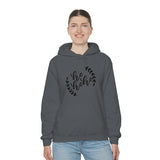 Ho Ho Ho Minimalistic Christmas Unisex Heavy Blend Hooded Sweatshirt! Winter Vibes!