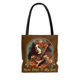 Vintage 70s Inspired Music Sings to My Soul Tote Bag!