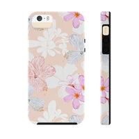 Pink Floral Hibiscus Flowers Tough Phone Cases, Case-Mate! Summer Vibes!