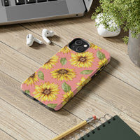 Pink Sunflower Tough Phone Cases, Case-Mate! Summer Vibes!