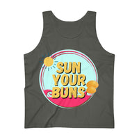 Sun Your Buns Men's Tank Top! Men's Activewear!