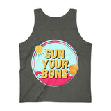 Sun Your Buns Men's Tank Top! Men's Activewear!