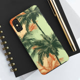 Palm Tree's Green and Orange Tough Phone Cases, Case-Mate! Summer Vibes!