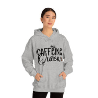 Caffeine Queen Unisex Heavy Blend Hooded Sweatshirt! Sarcastic Vibes!