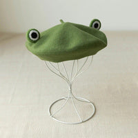 Unisex Frog Big Eye Wool Beret