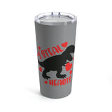 I Steal Hearts T-Rex Valentines Day Tumbler 20oz! Spring Vibes!