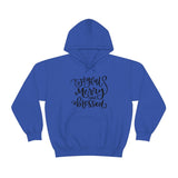 Joyful Merry Blessed Unisex Heavy Blend Hooded Sweatshirt! Winter Vibes!