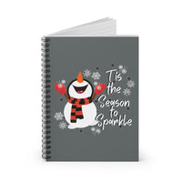 Tis The Season To Sparkle Snowman Journal! Winter Vibes!