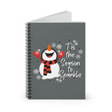 Tis The Season To Sparkle Snowman Journal! Winter Vibes!