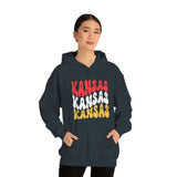 Kansas City Football Ride The Red Wave Unisex Heavy Blend Hooded Sweatshirt! Football Season! Spring Vibes!