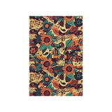 Vintage 70's Inspired Musical Notes Florals Premium Matte Vertical Posters!