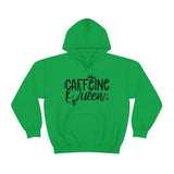 Caffeine Queen Unisex Heavy Blend Hooded Sweatshirt! Sarcastic Vibes!