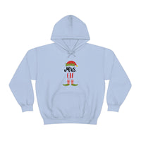 Mrs. Elf Unisex Heavy Blend Hooded Sweatshirt! Winter Vibes!