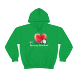 Valentines Day Stethoscope Heart Hug Emergency Department Unisex Heavy Blend Hooded Sweatshirt! Spring Vibes!