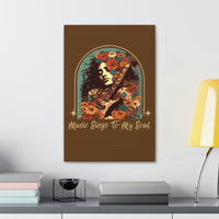 Vintage 70's Inspired Music Sings To My Soul Canvas Gallery Wraps!