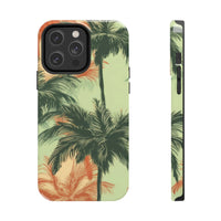 Palm Tree's Green and Orange Tough Phone Cases, Case-Mate! Summer Vibes!