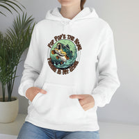 Pop Pop's The Name Fishing is my Game Fathers Day Unisex Heavy Blend Hooded Sweatshirt!