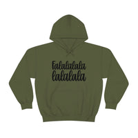 Falalalala lalala Christmas Unisex Heavy Blend Hooded Sweatshirt! Winter Vibes!