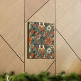 Floral Vintage 70's Inspired Guitar Canvas Gallery Wraps!