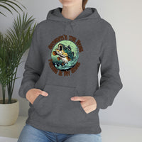 Grandpa's The Name and Fishing is My Game Fathers day Unisex Heavy Blend Hooded Sweatshirt!