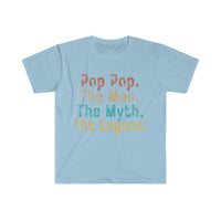 Pop Pop The Man The Myth the Legend, Freckled Fox Company, Graphic Tees, Kansas Seller, Fathers Day