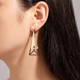 Trendy Triangle Earrings